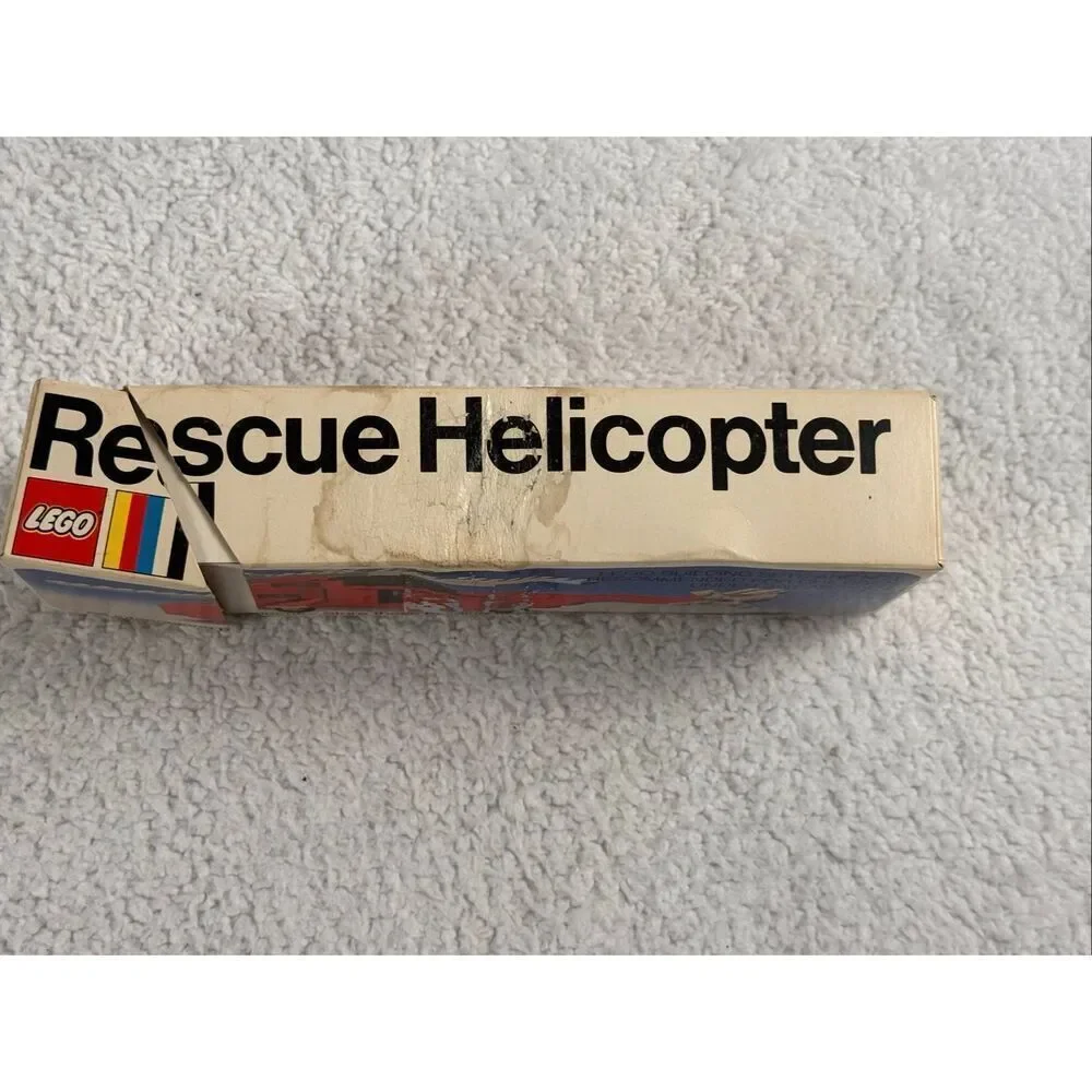 Vintage Lego 480 Rescue Helicopter Fire Town Classic Legoland - Missing 1 Piece